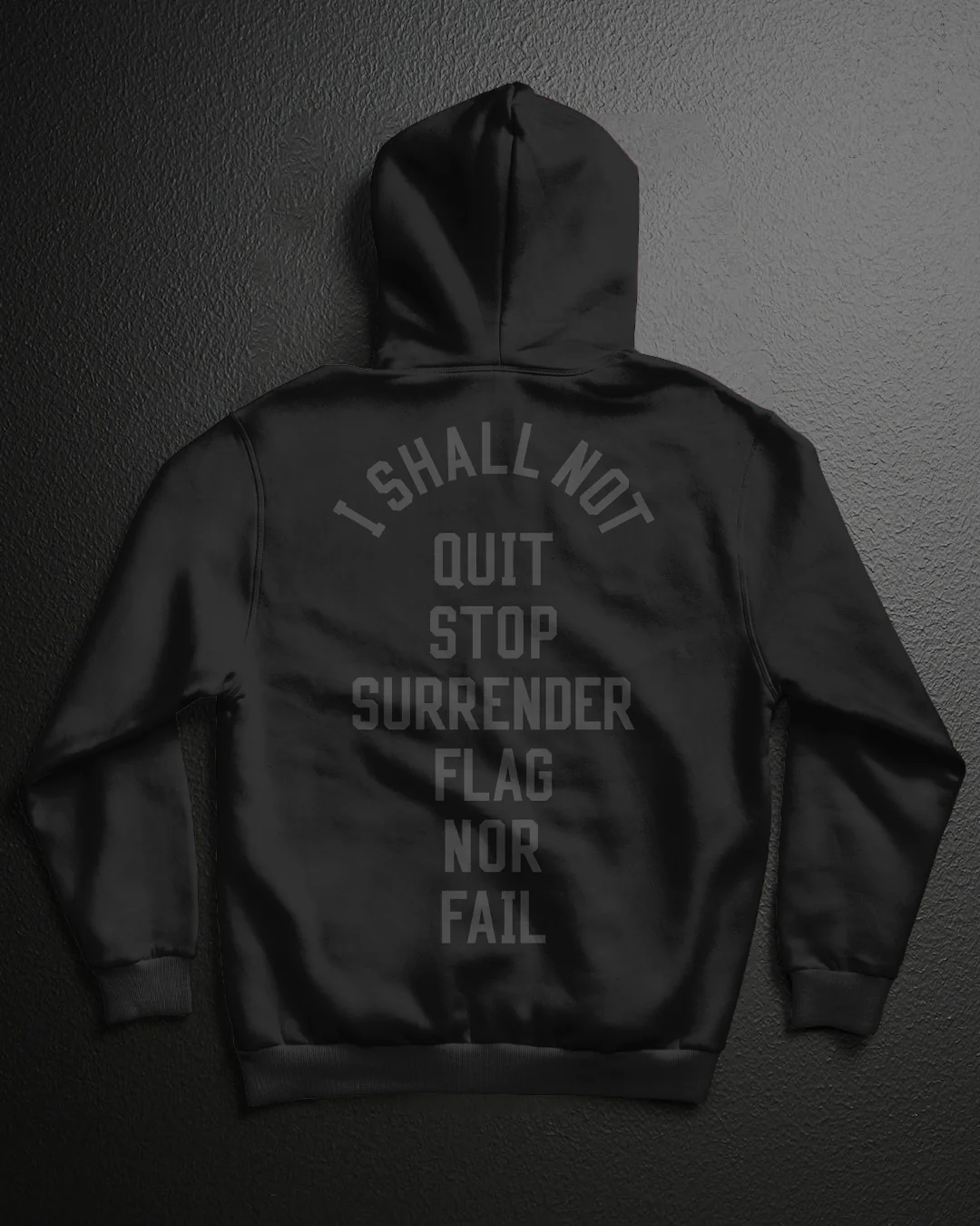 ANTHEM HOODIE - BLACK/BLACK - Image 3