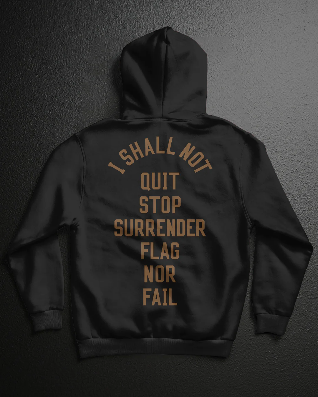 ANTHEM HOODIE - BLACK/BROWN - Image 4