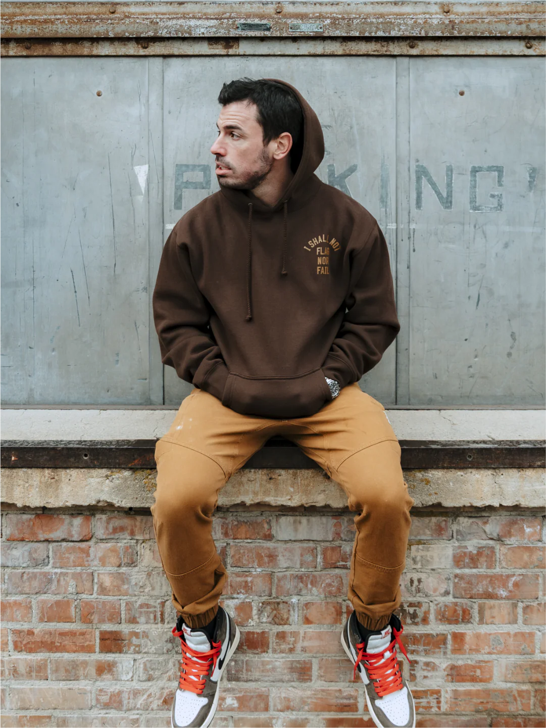 ANTHEM HOODIE - BROWN - Image 3