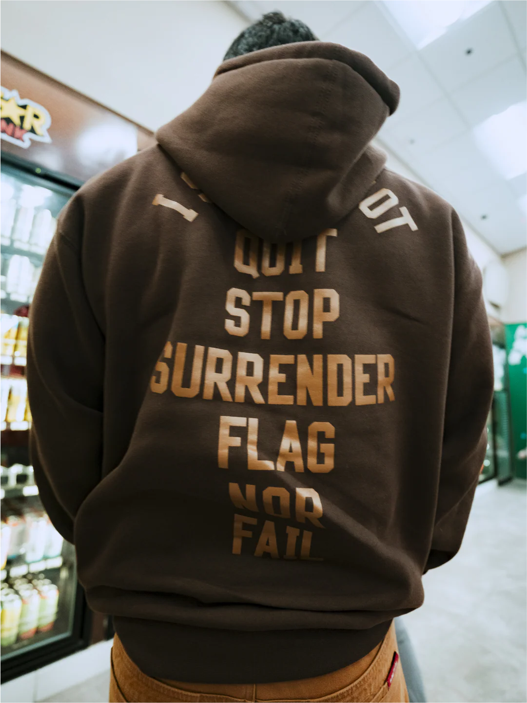 ANTHEM HOODIE - BROWN - Image 4