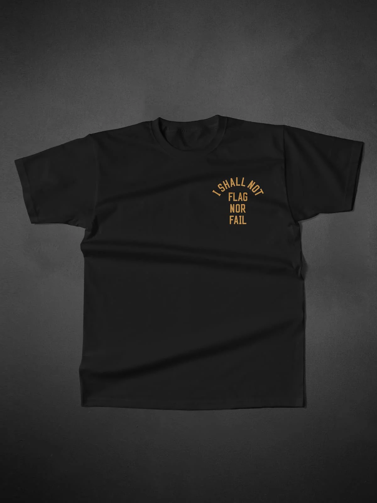 ANTHEM TEE - BLACK/SADDLE - Image 3