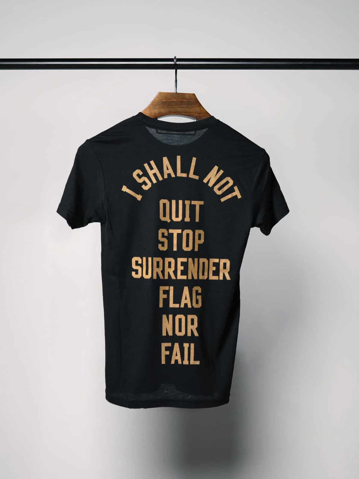 ANTHEM TEE - BLACK/SADDLE - Image 4