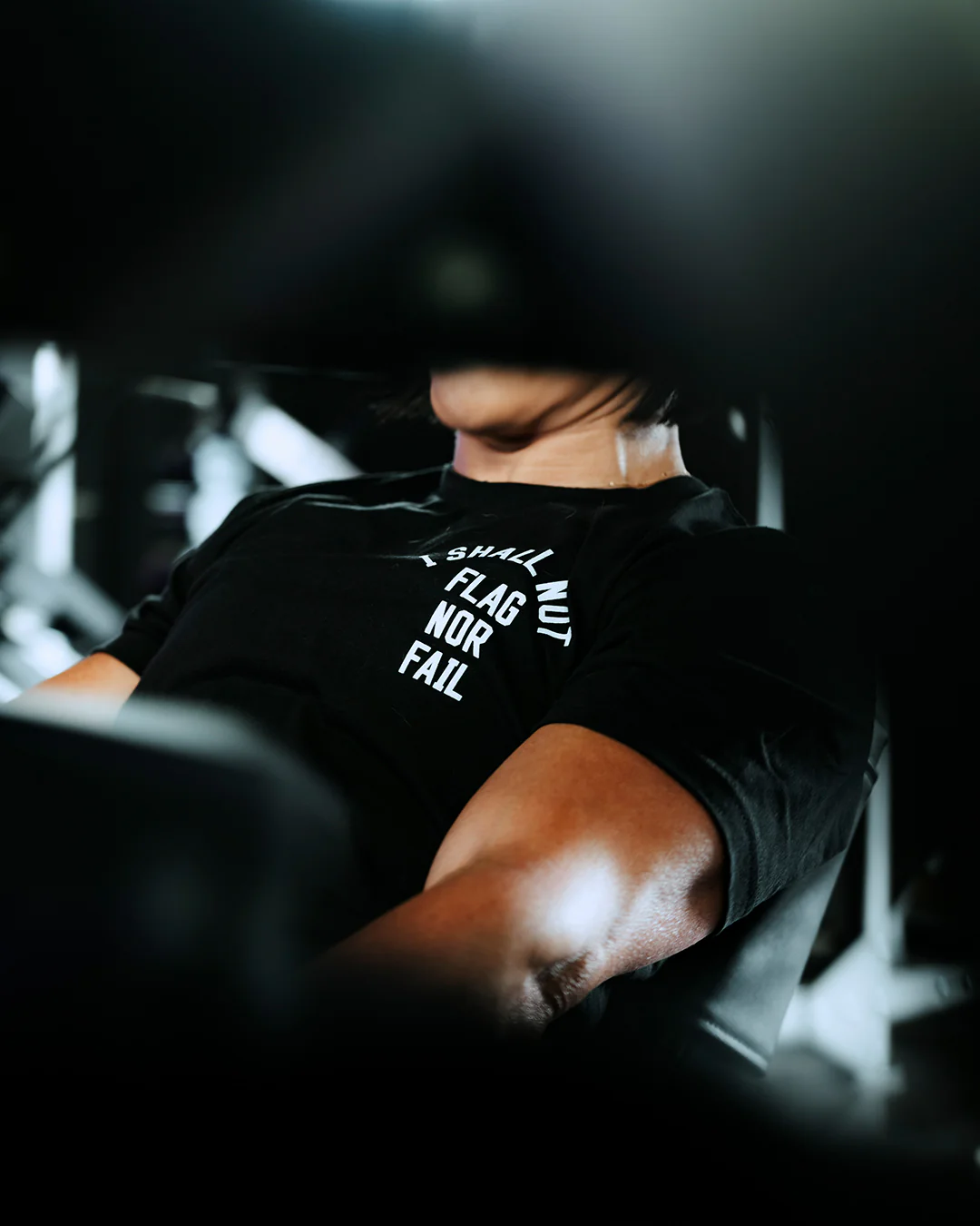 ANTHEM TEE- BLACK/WHITE - Image 4