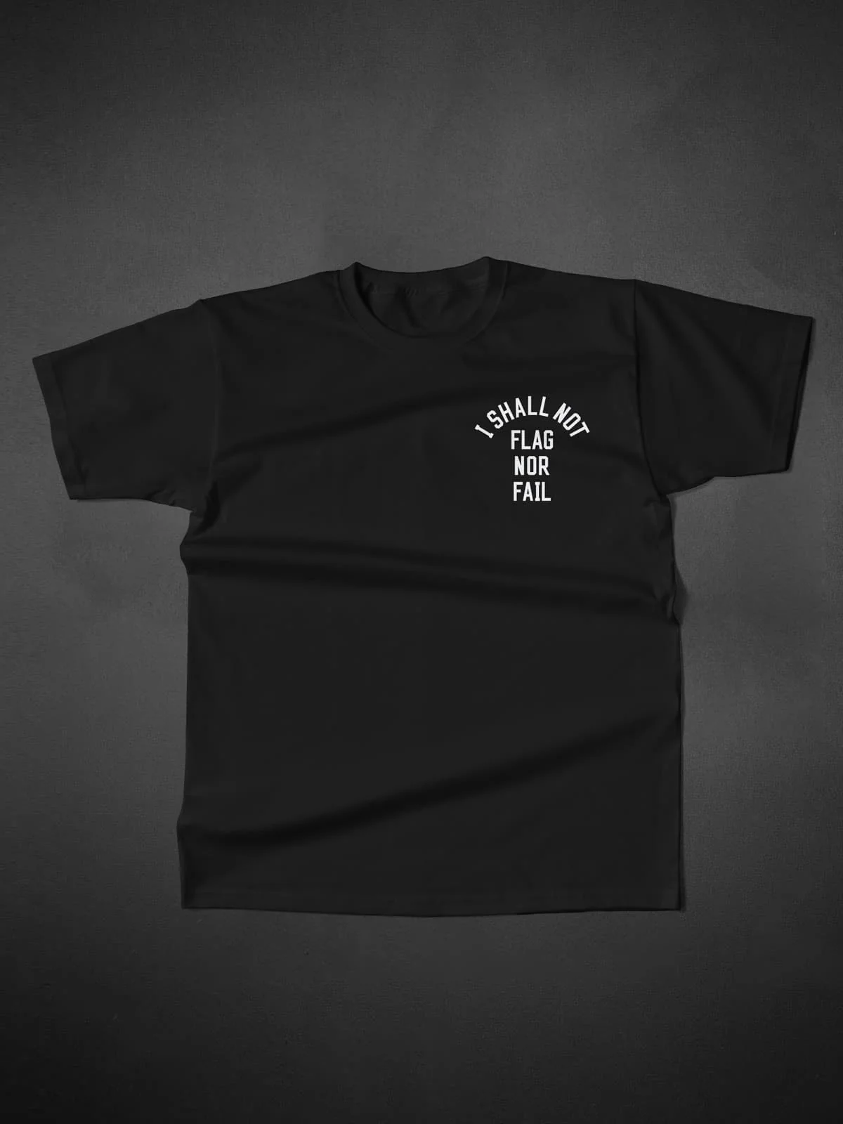 ANTHEM TEE- BLACK/WHITE - Image 5