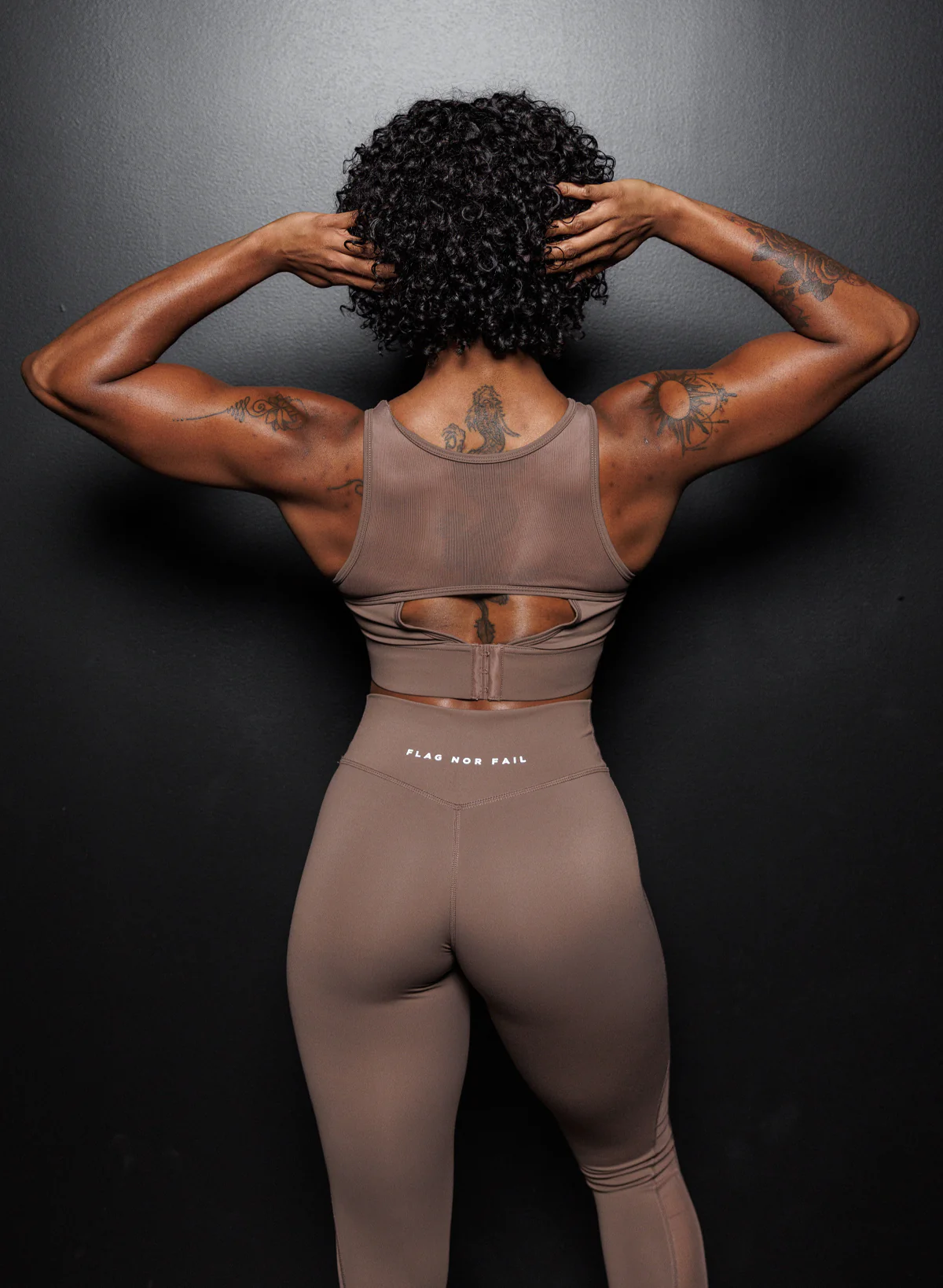 ASCEND ARC MESH BRA - EARTH - Image 4