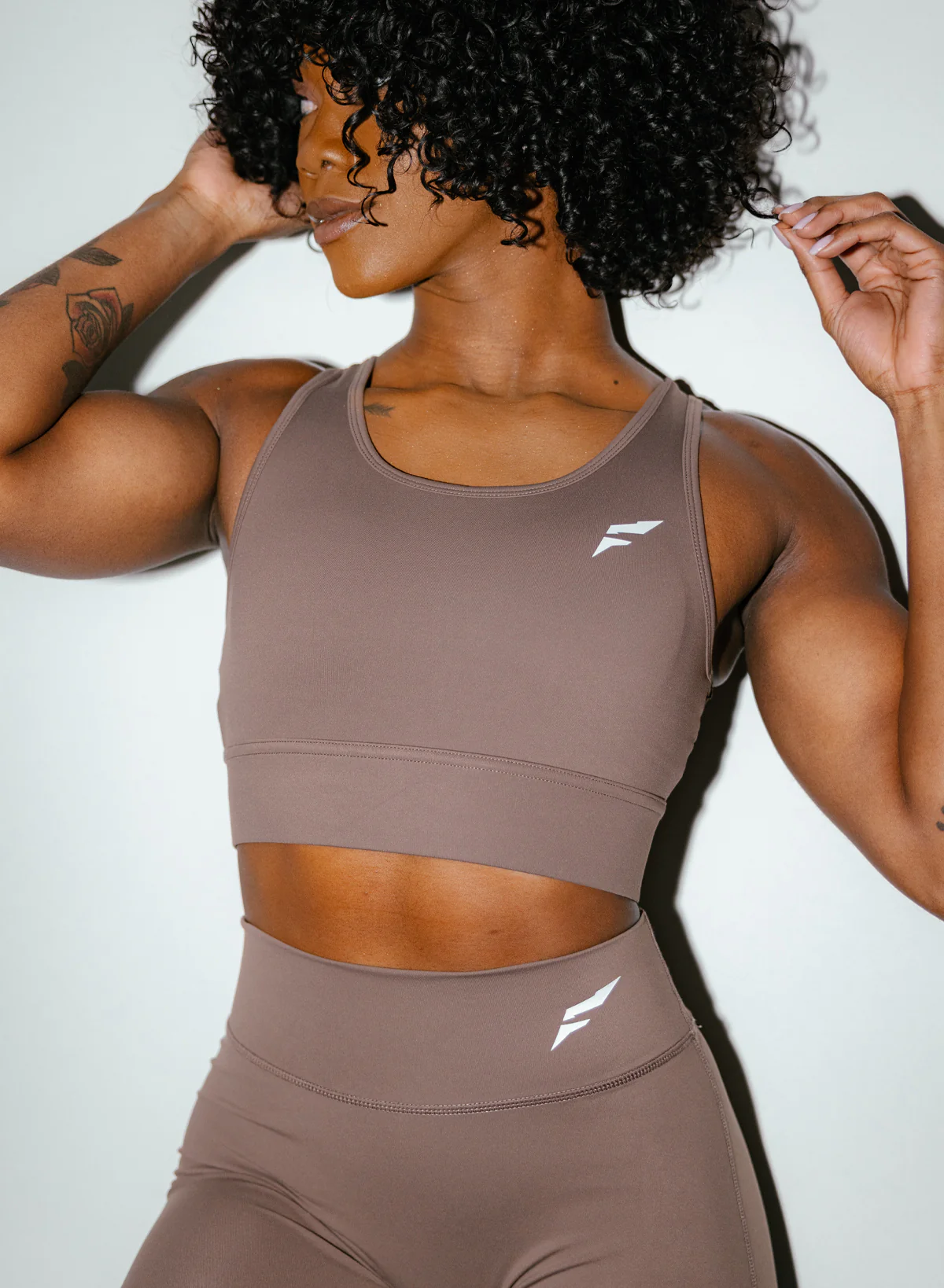 ASCEND ARC MESH BRA - EARTH - Image 7