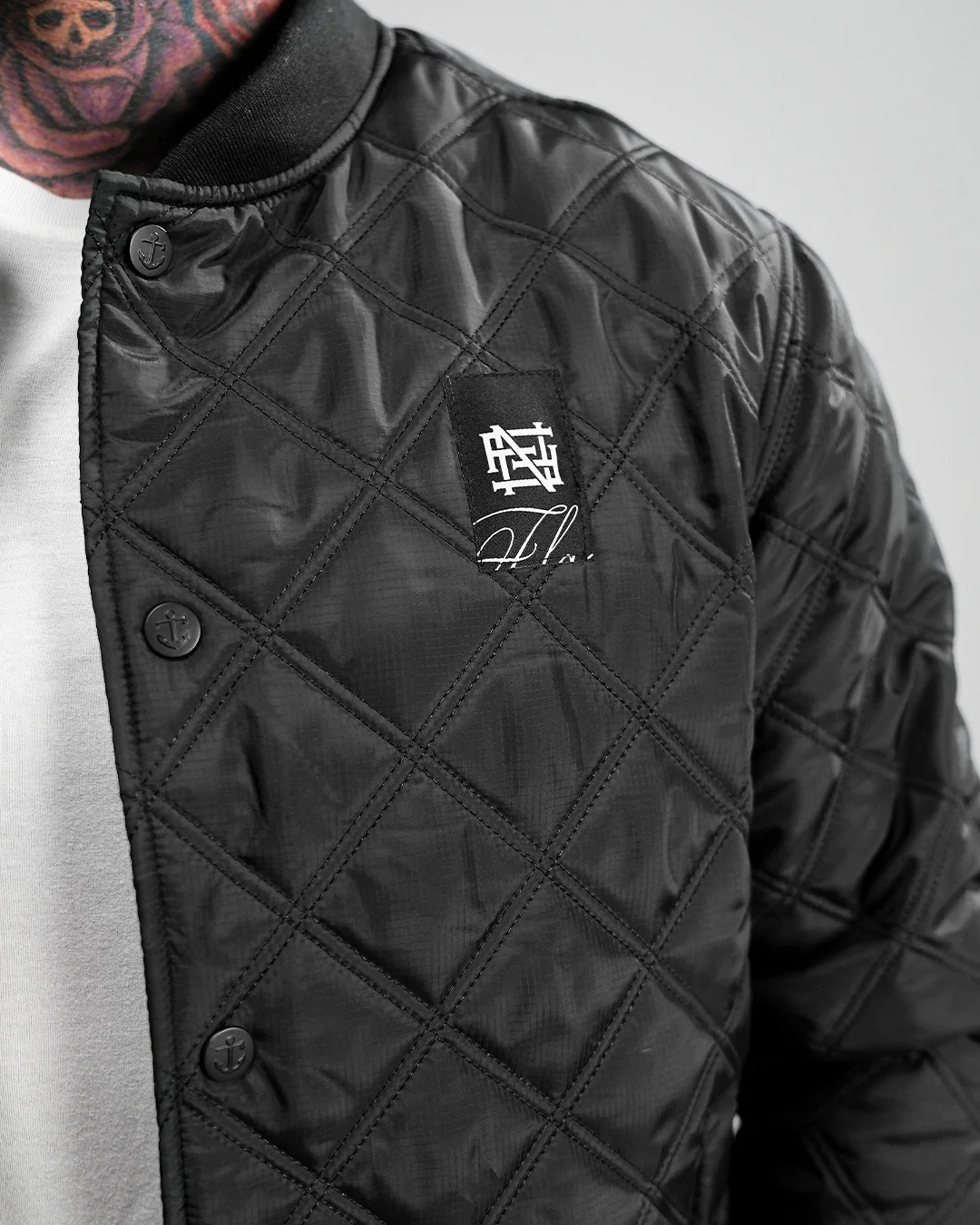 BOMBER JACKET - BLACK - Image 12