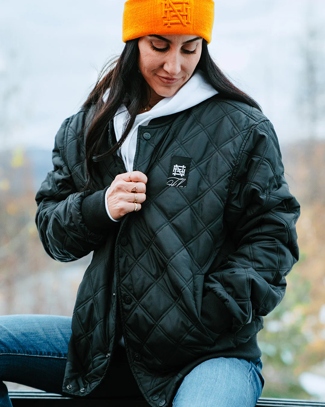 BOMBER JACKET - BLACK - Image 13