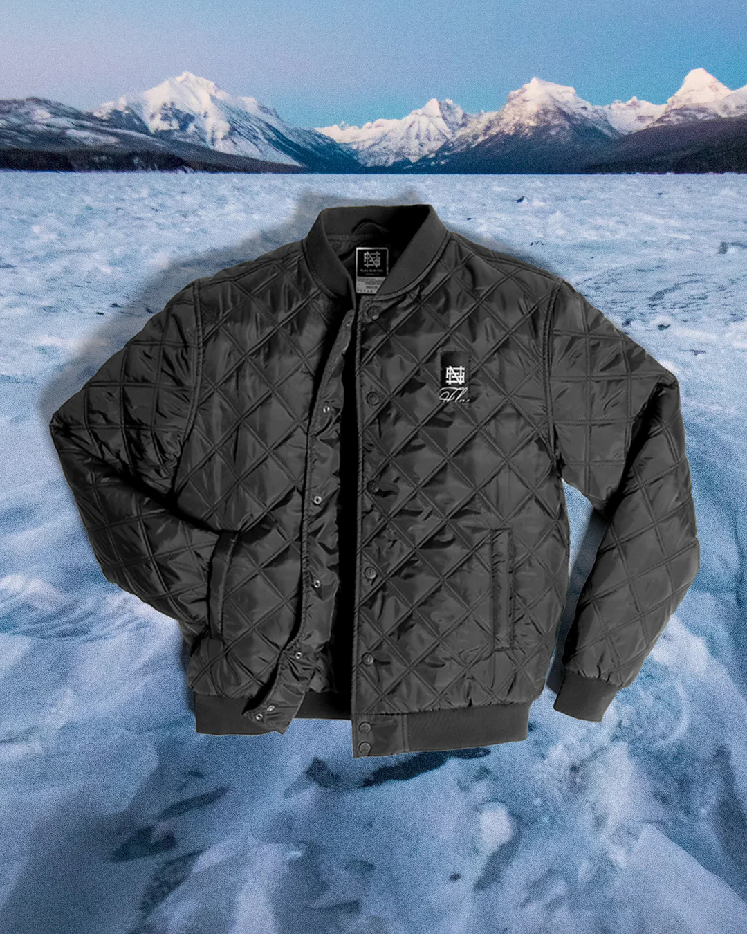 BOMBER JACKET - BLACK - Image 3