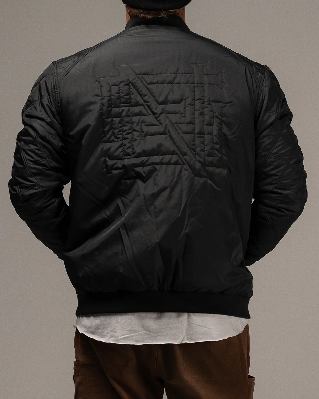 BOMBER JACKET - BLACK - Image 5