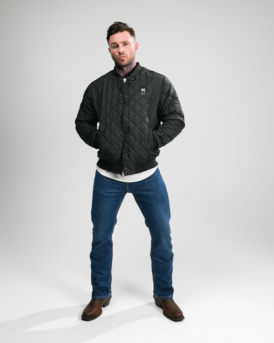 BOMBER JACKET - BLACK - Image 9