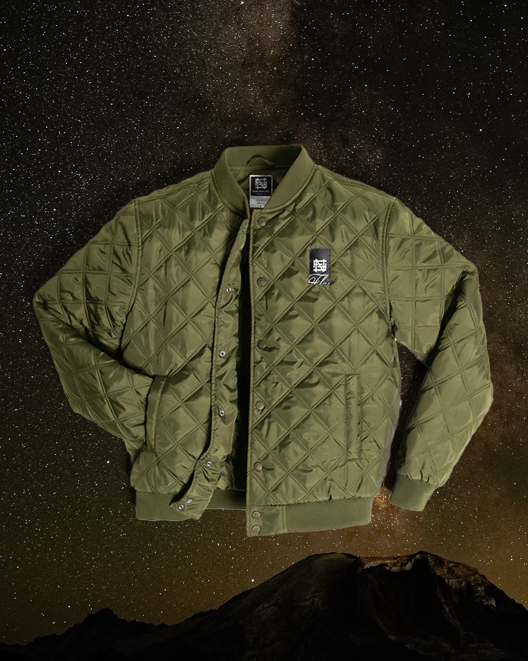 BOMBER JACKET - OLIVE - Image 2