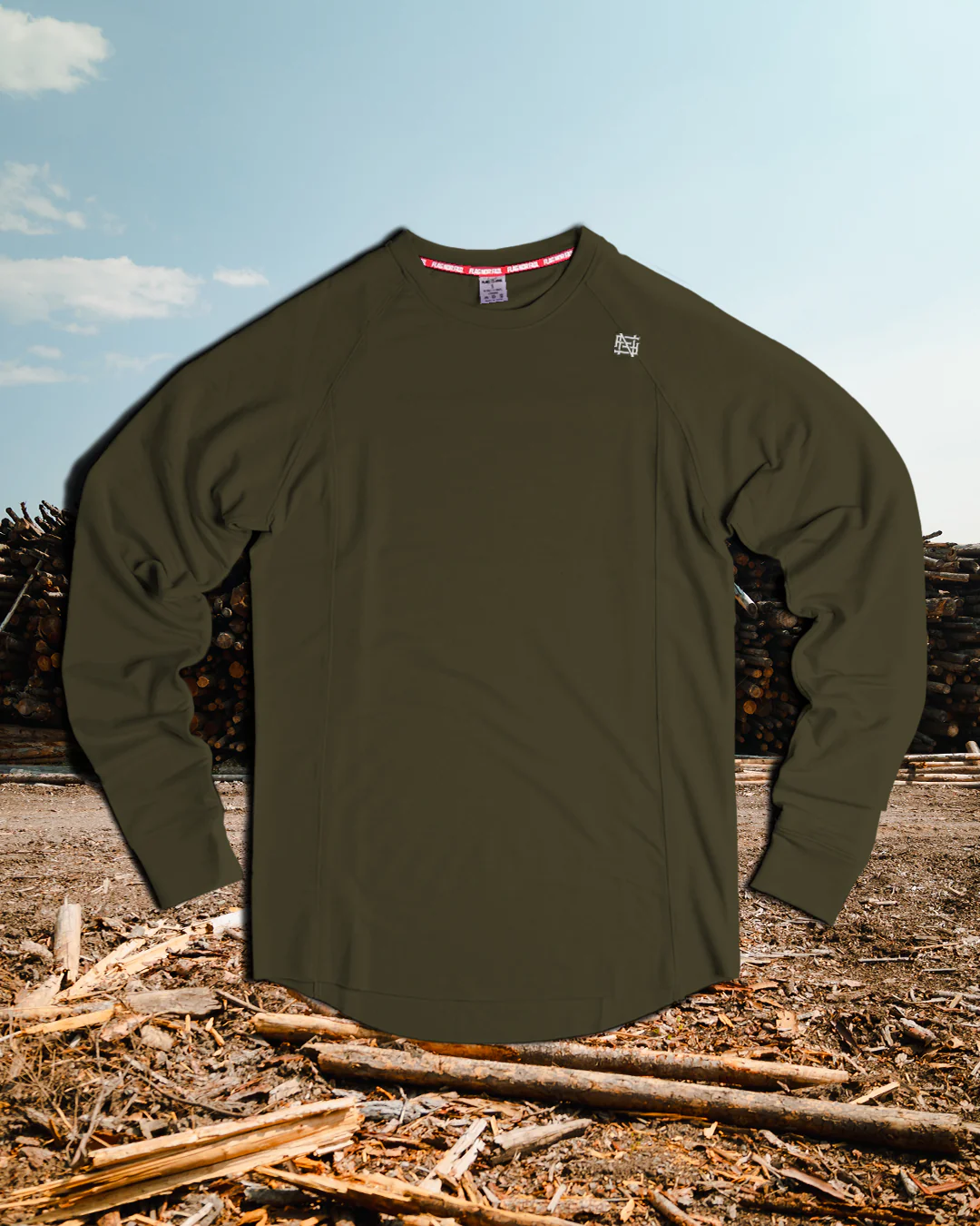 CORE LONGSLEEVE - OLIVE - Image 3
