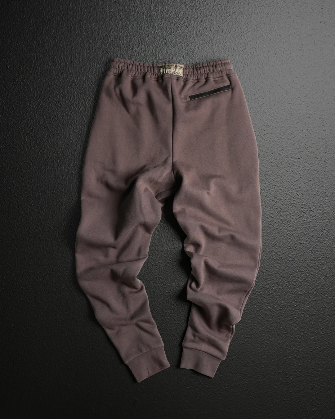 EMBOSSED FITTED JOGGERS-EARTH - Image 2