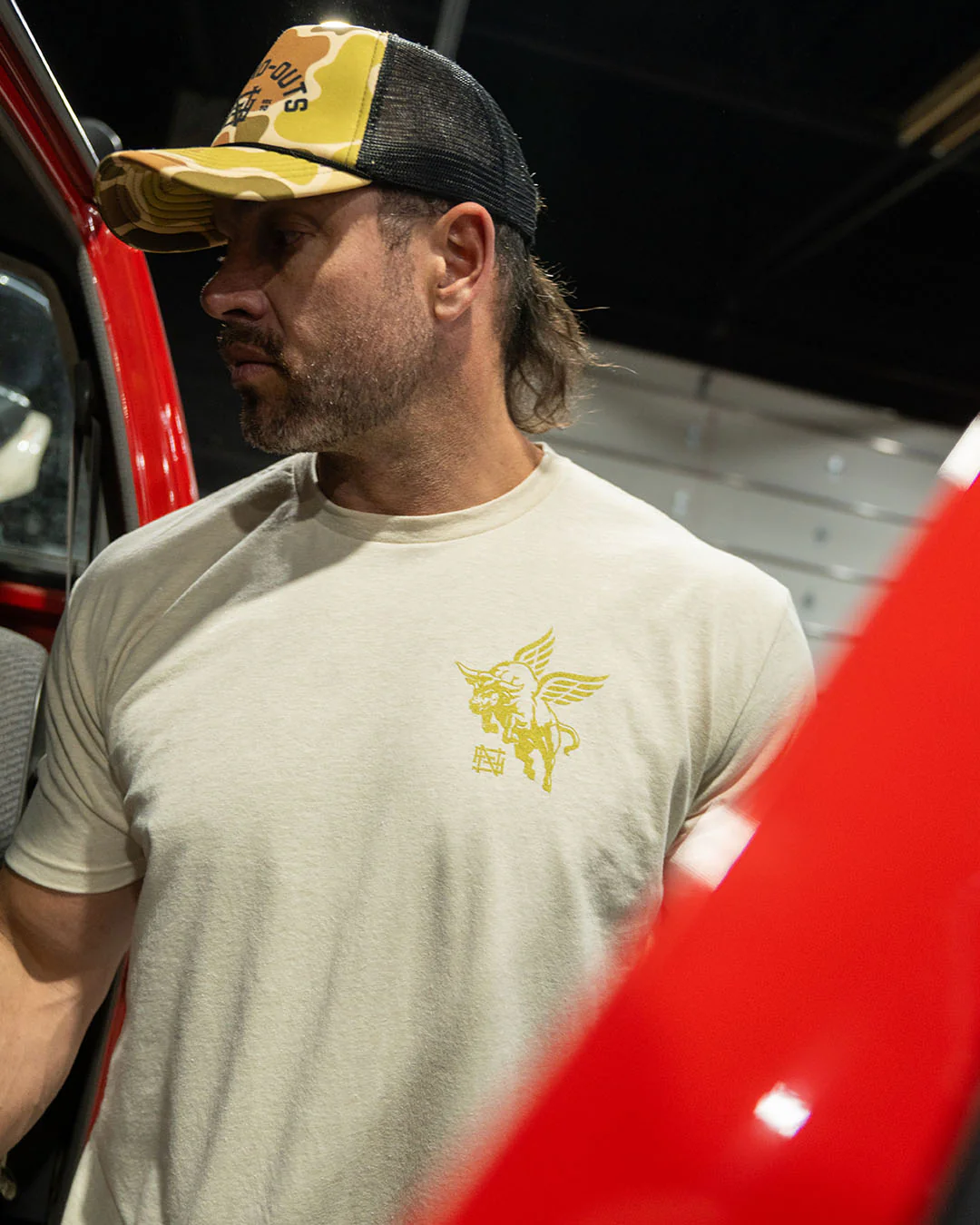 FLYING BULL TEE (CREAM) - Image 4