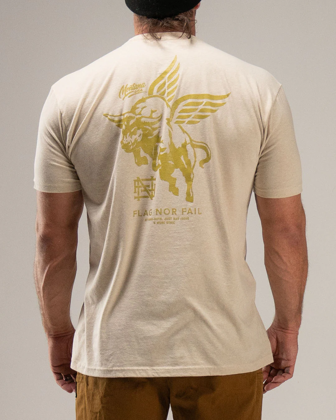 FLYING BULL TEE (CREAM) - Image 7