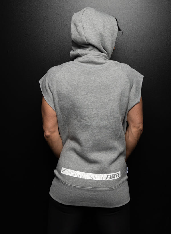 KNOCKOUT SLEEVELESS SWEATSHIRT - GREY - Image 3