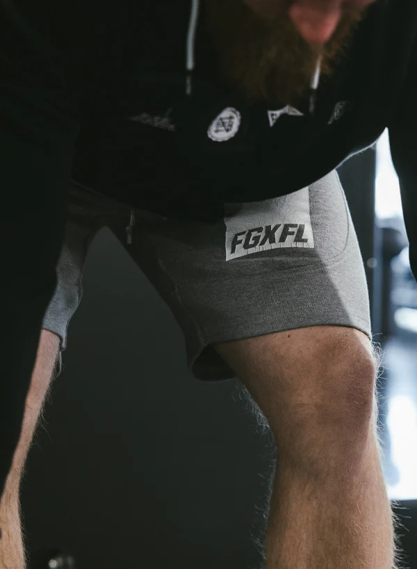 KNOCKOUT SWEATSHORTS - GREY - Image 3