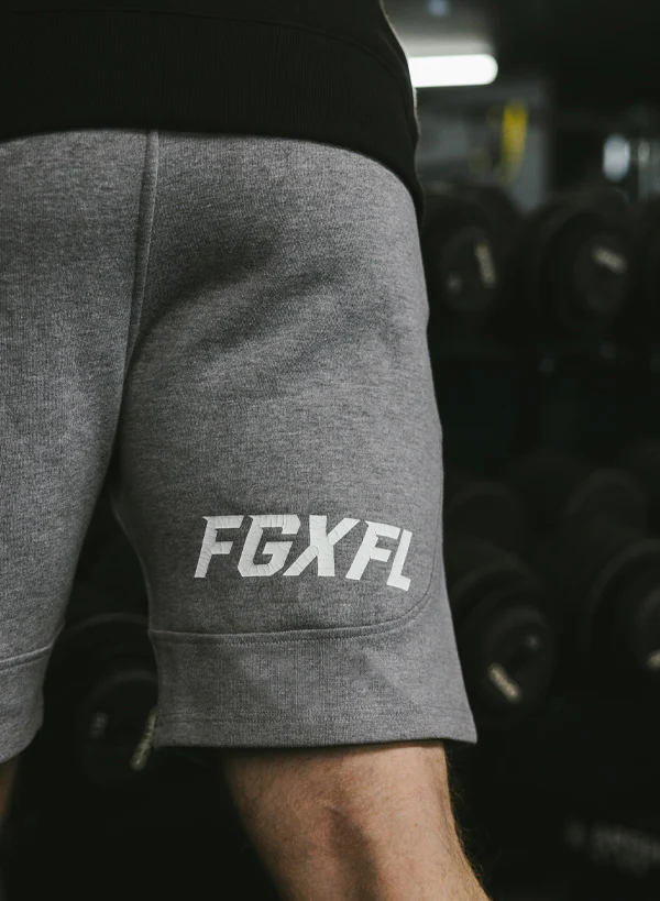 KNOCKOUT SWEATSHORTS - GREY - Image 4