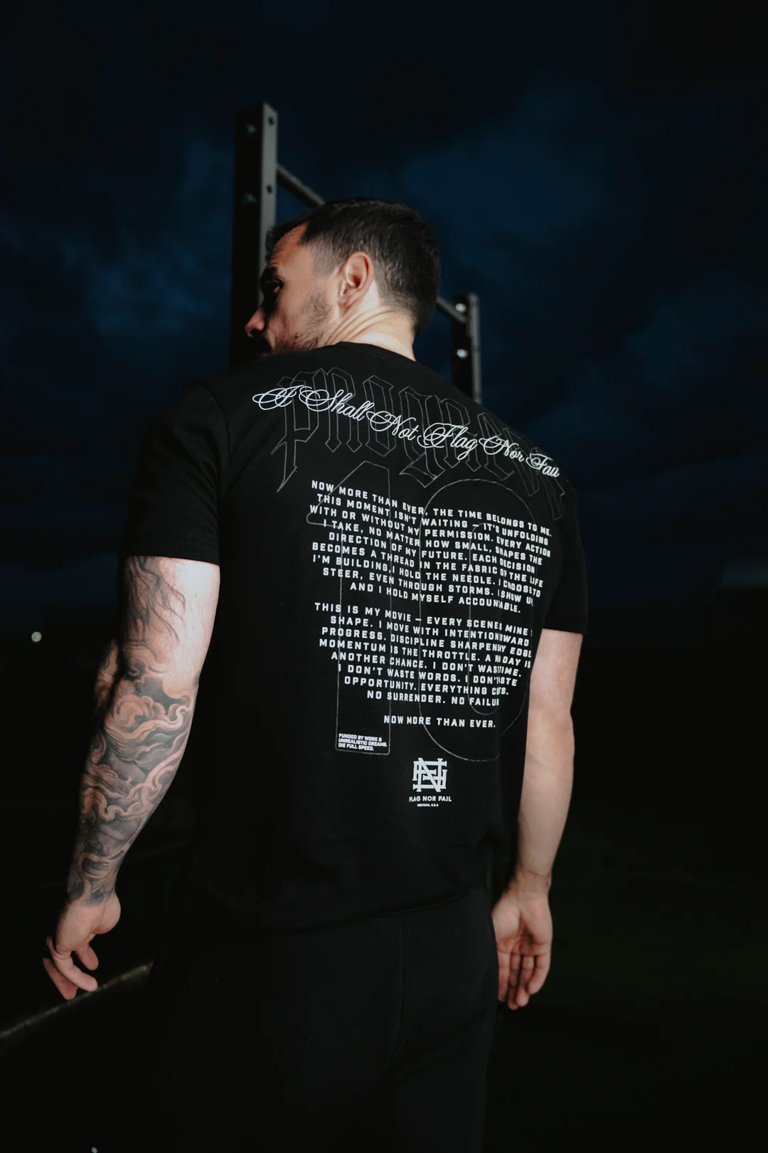 MANTRA TEE - BLACK - Image 5