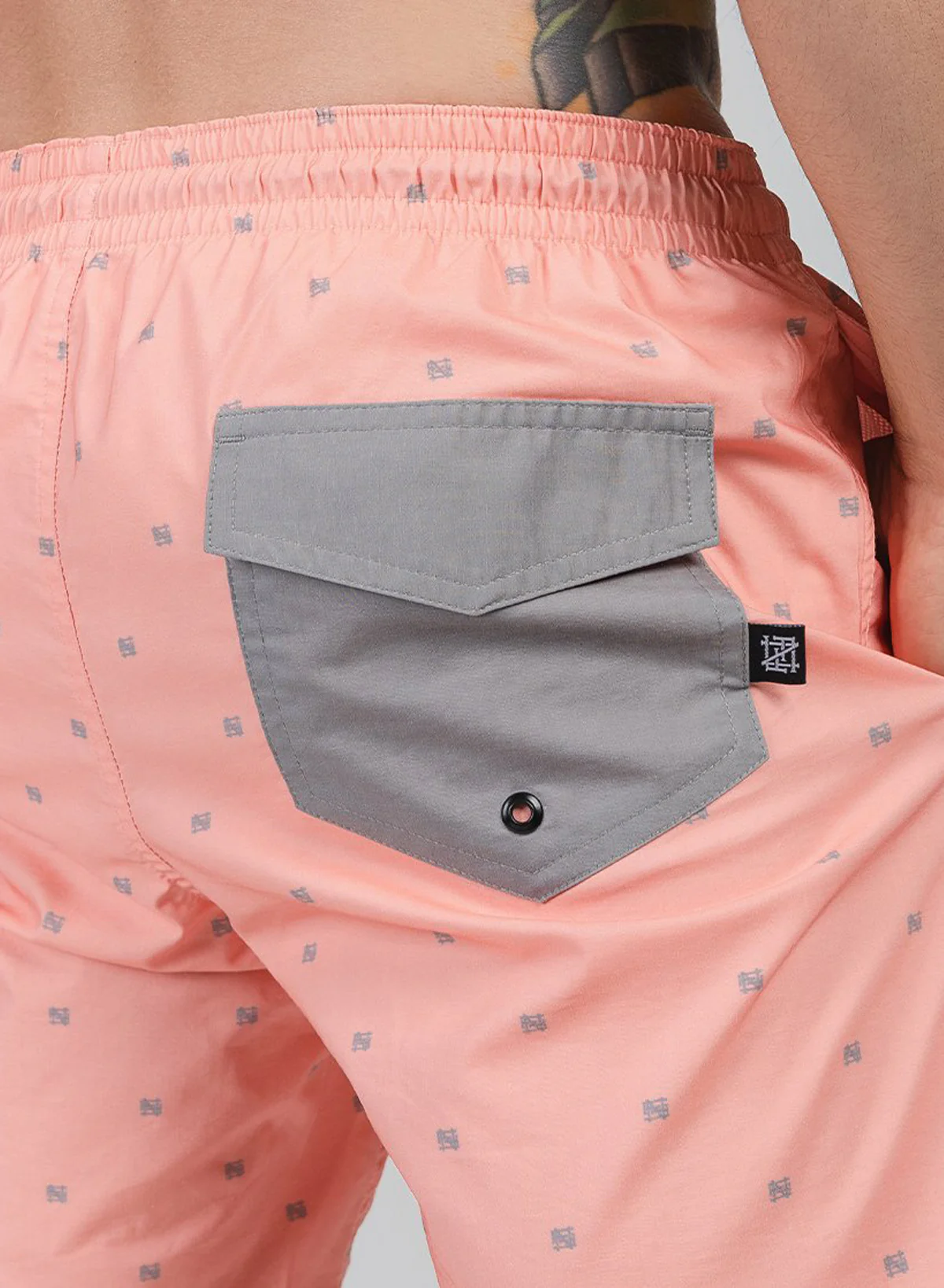 MEN'S FNF SWIM TRUNKS - CORAL - Image 14