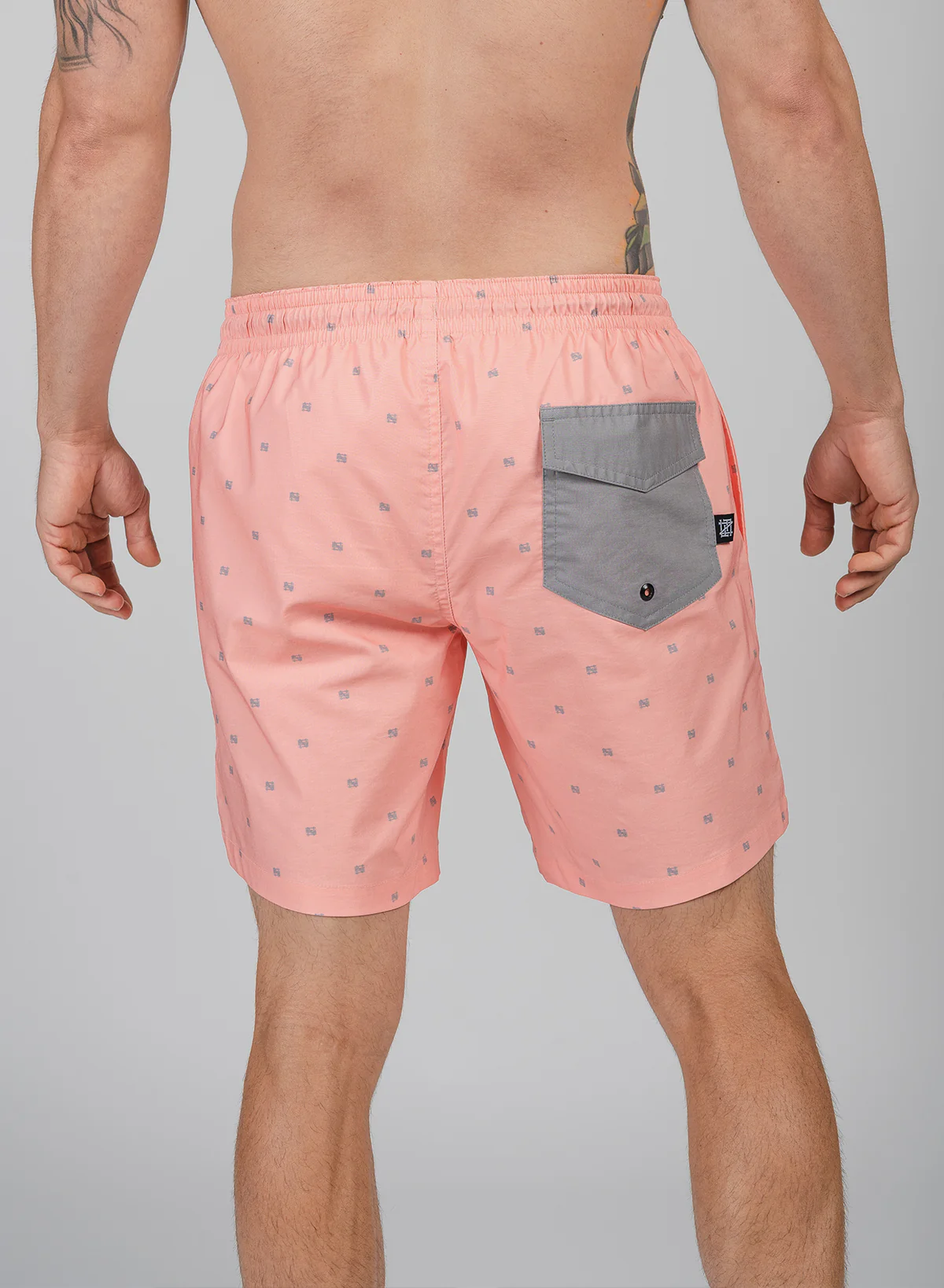MEN'S FNF SWIM TRUNKS - CORAL - Image 3