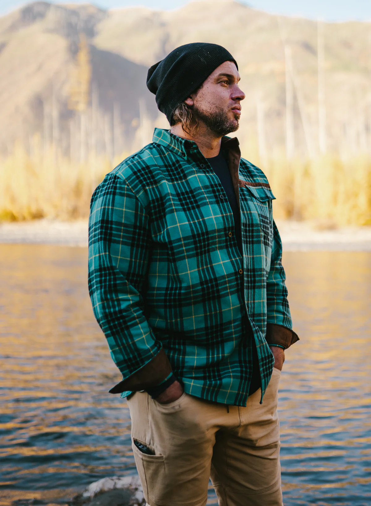 MEN'S FOREVER FLANNEL - GREEN - Image 3