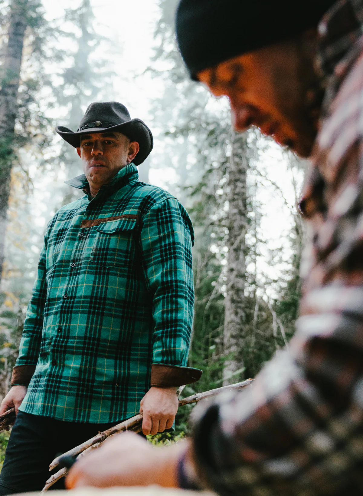MEN'S FOREVER FLANNEL - GREEN - Image 4