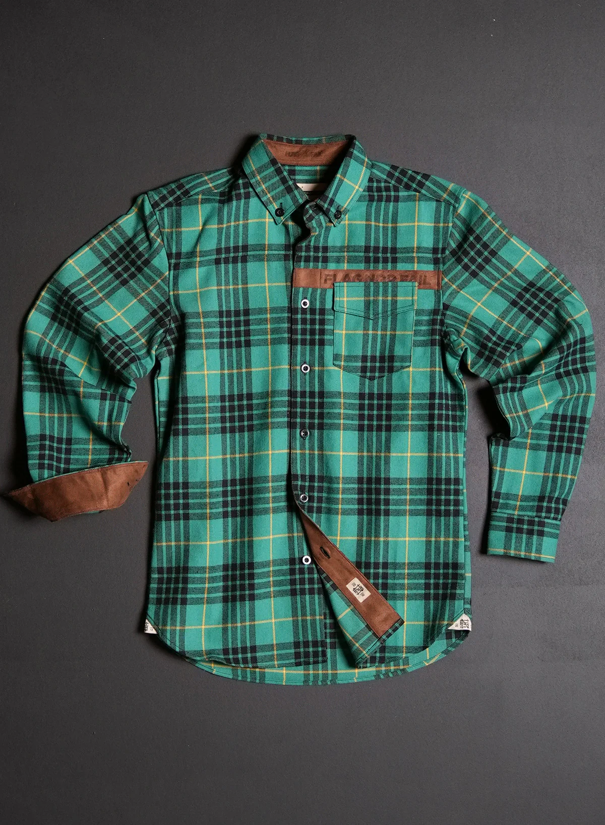 MEN'S FOREVER FLANNEL - GREEN - Image 7