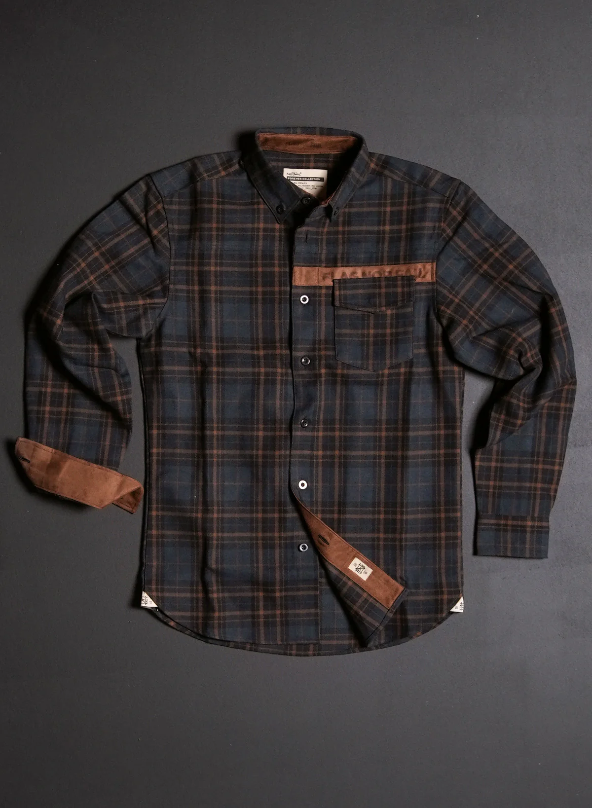 MEN'S FOREVER FLANNEL - NAVY - Image 5