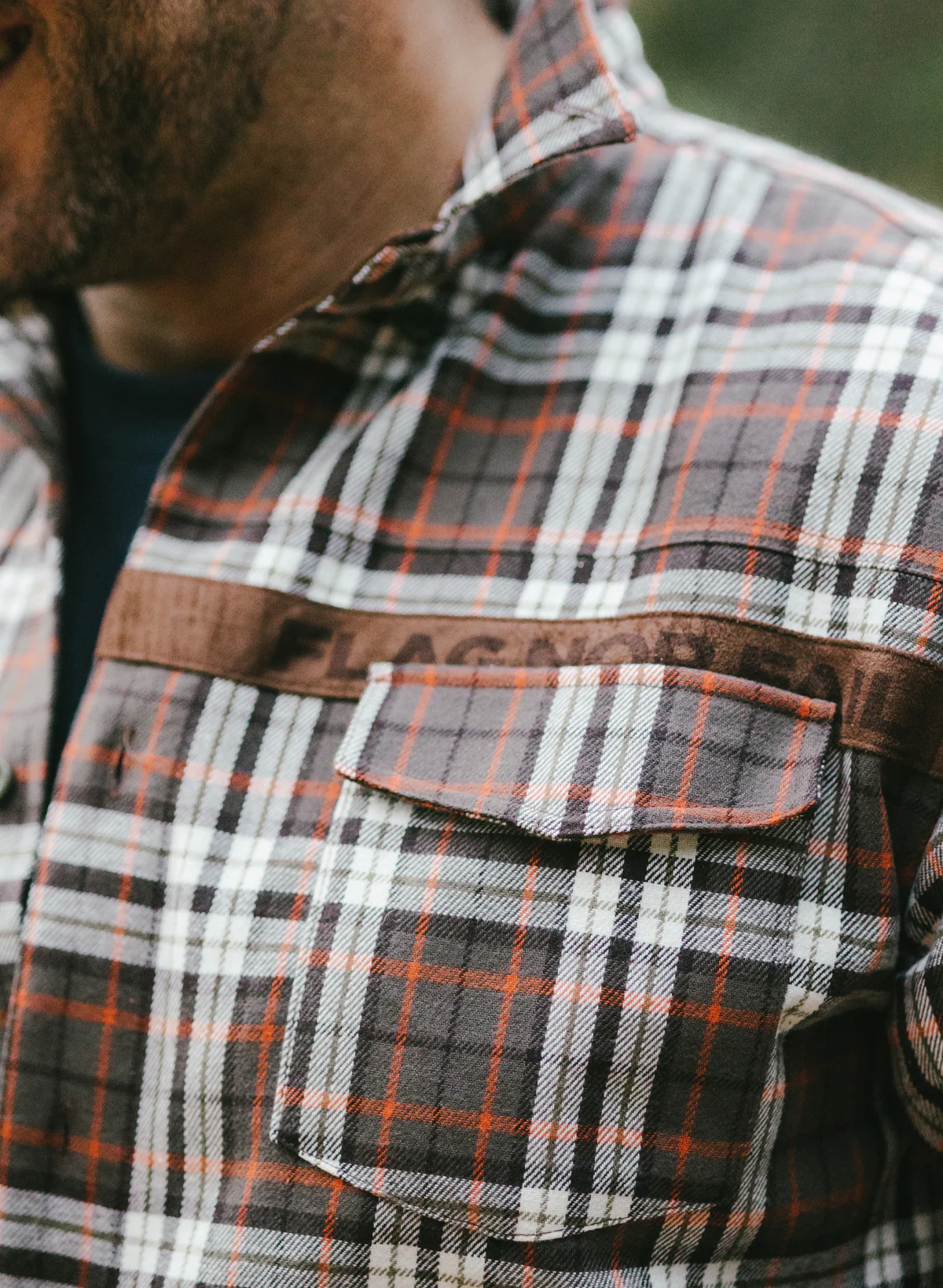 MEN'S FOREVER FLANNEL - ORANGE - Image 4