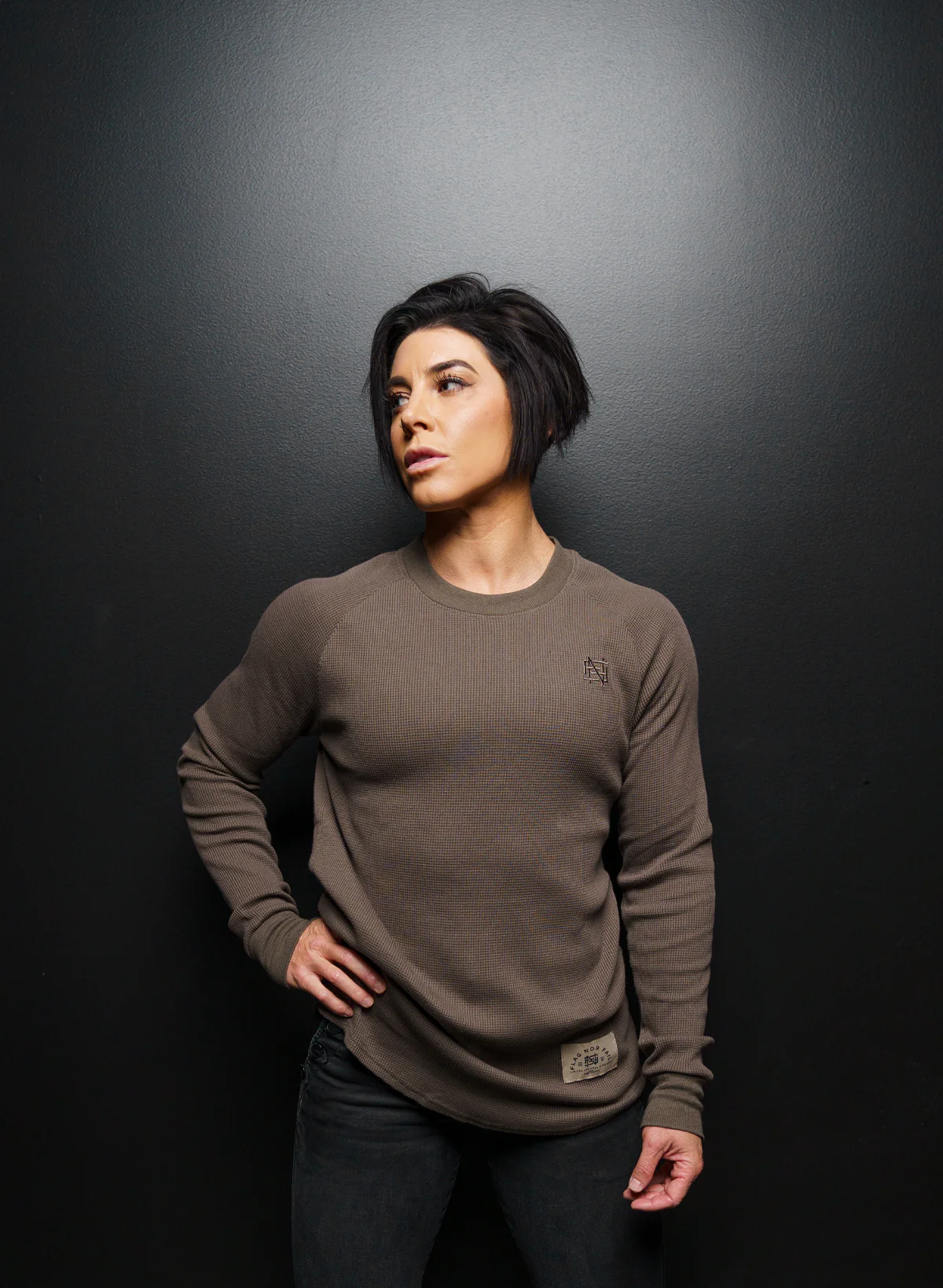 MEN'S FOREVER LIGHTWEIGHT THERMAL - OLIVE GREY - Image 5