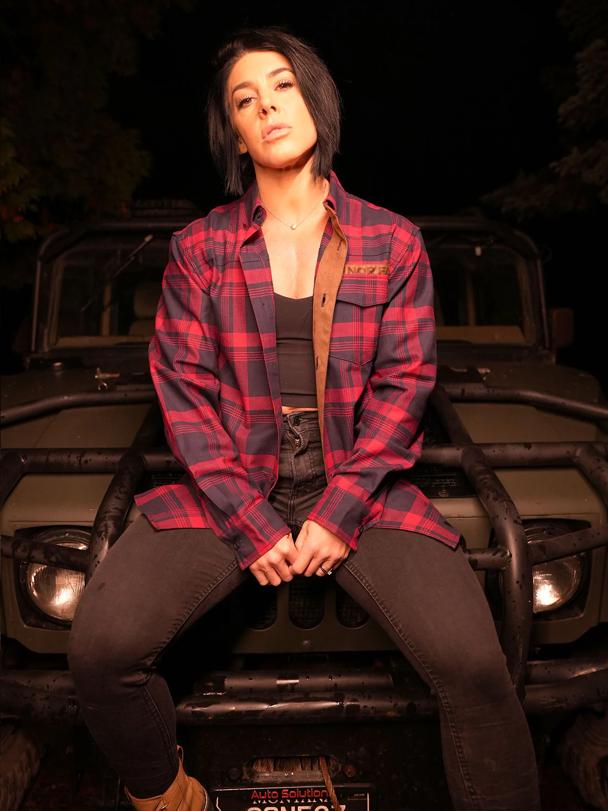MIDWEIGHT FOREVER FLANNEL - RED - Image 13