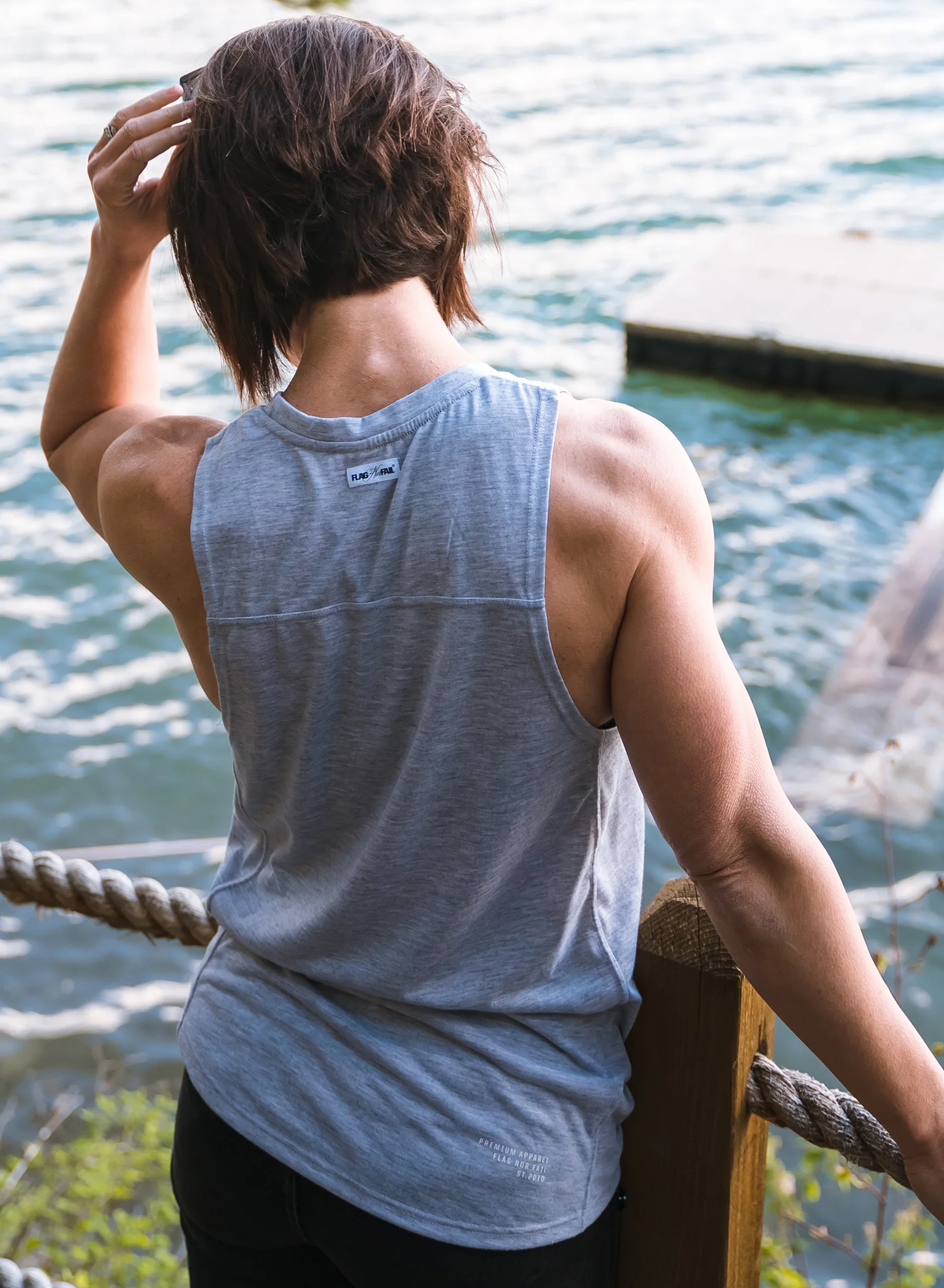 MONOGRAM PREMIUM TANK - GREY - Image 6