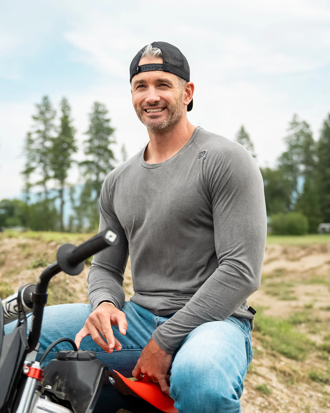 MOTO LONG SLEEVE - BLUE - Image 6