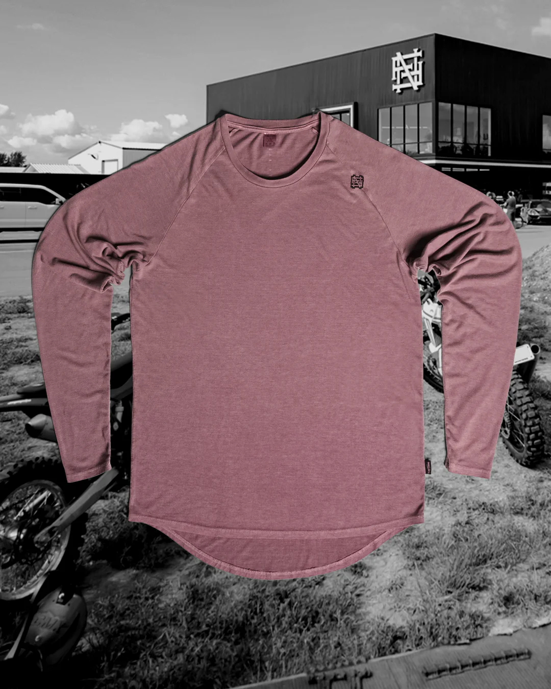 MOTO LONG SLEEVE - RED - Image 2