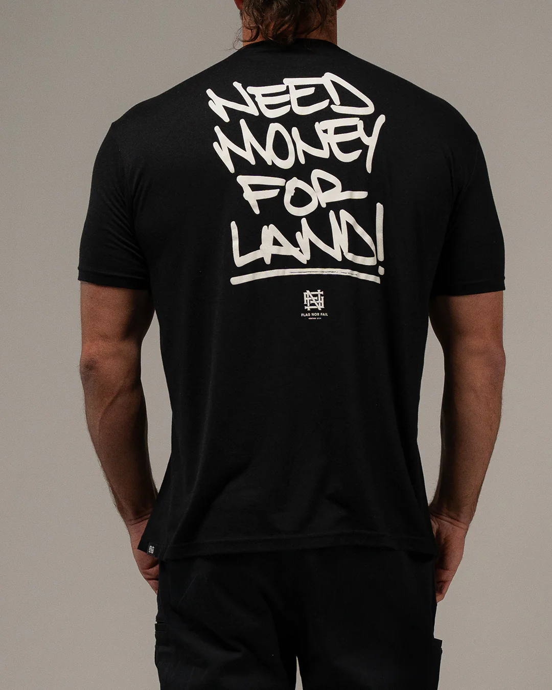 NEED MONEY FOR LAND SCRIPT TEE - BLACK - Image 3