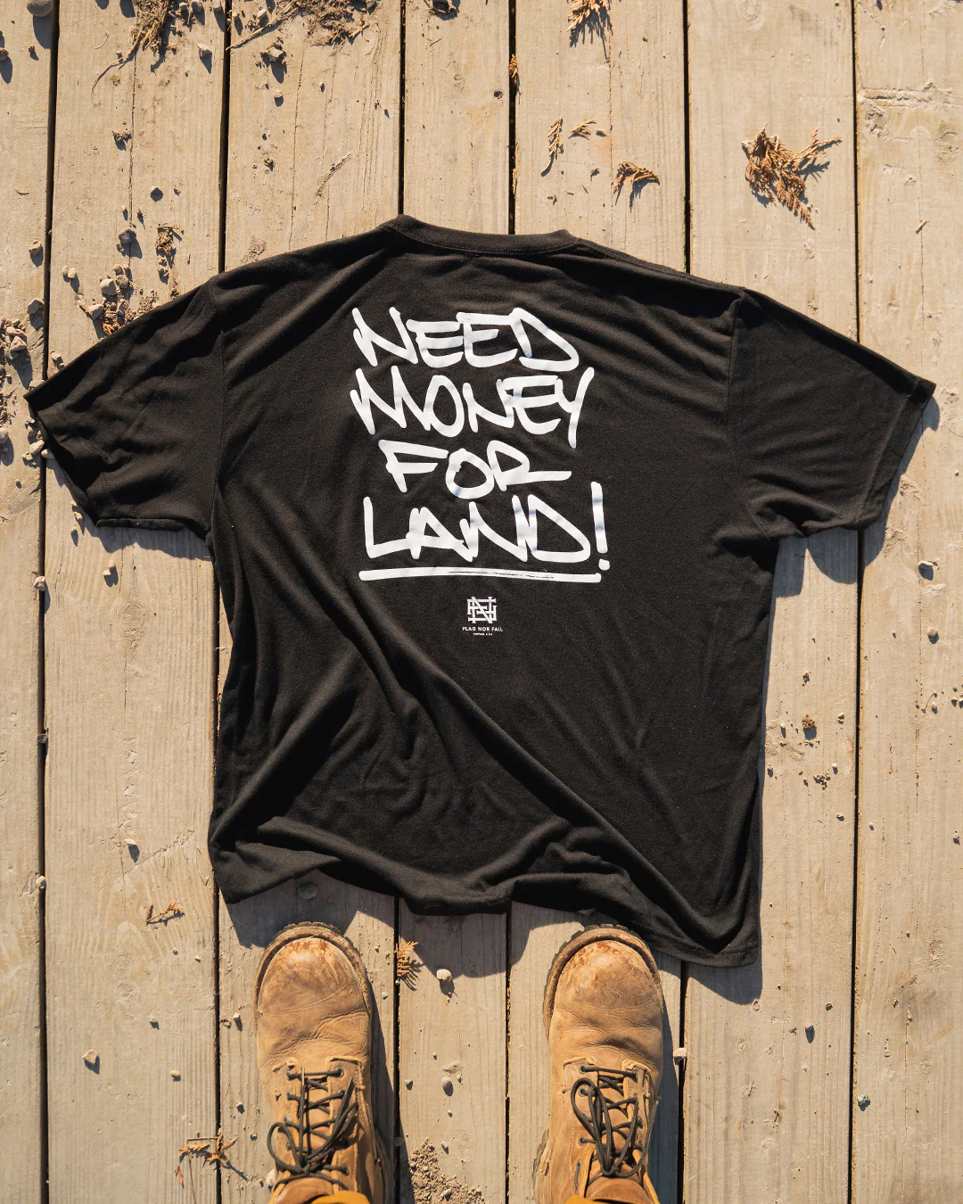 NEED MONEY FOR LAND SCRIPT TEE - BLACK - Image 5
