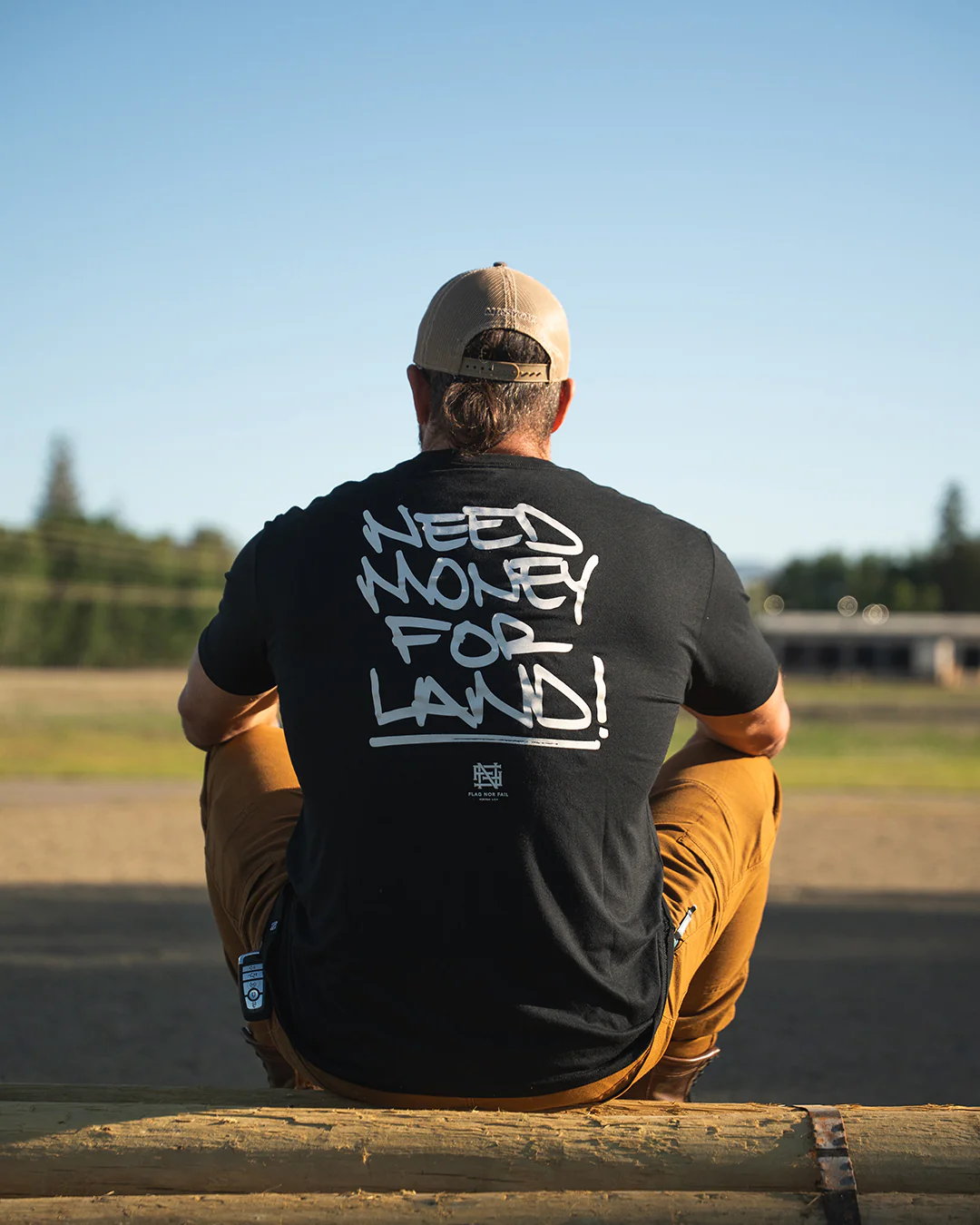 NEED MONEY FOR LAND SCRIPT TEE - BLACK - Image 7