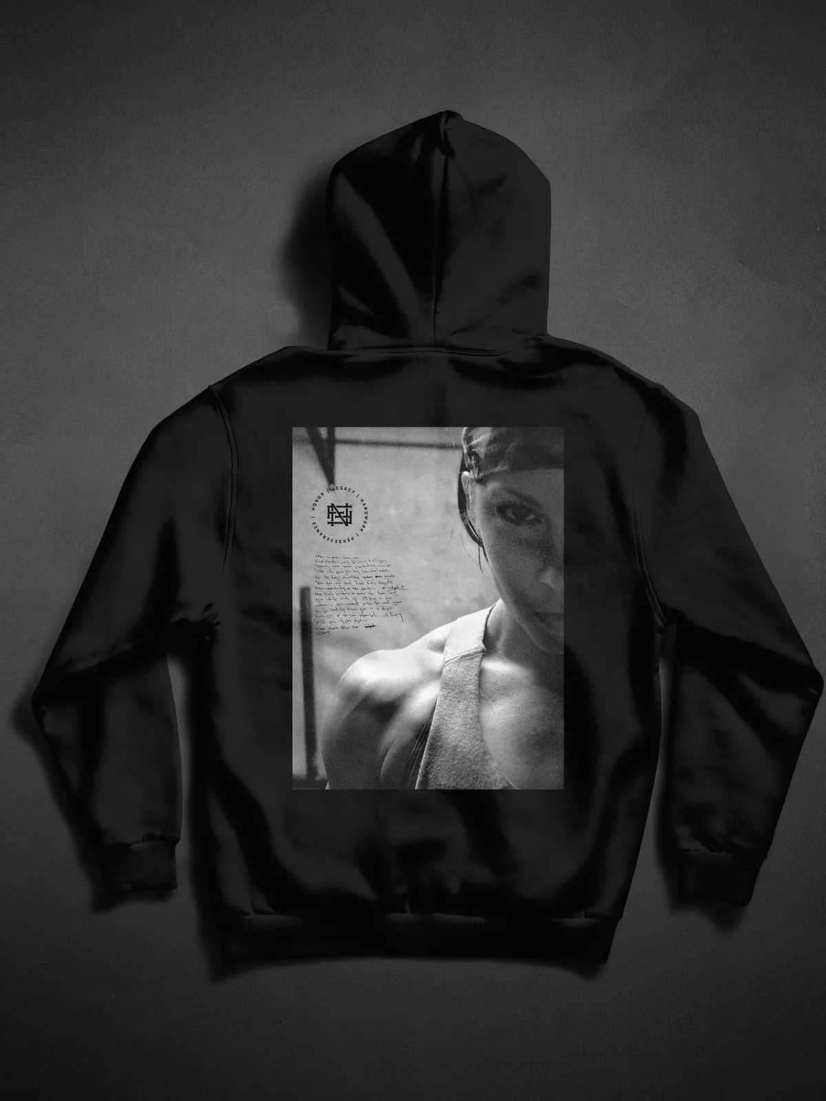 NOW MORE THAN EVER HOODIE - BLACK - Image 5