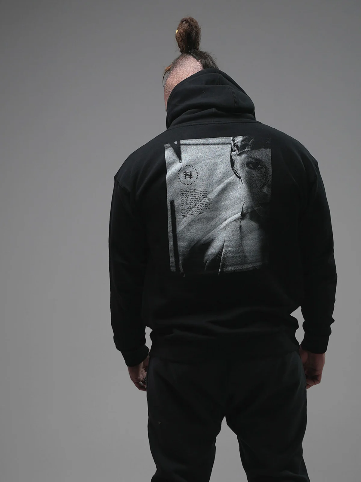 NOW MORE THAN EVER HOODIE - BLACK - Image 6