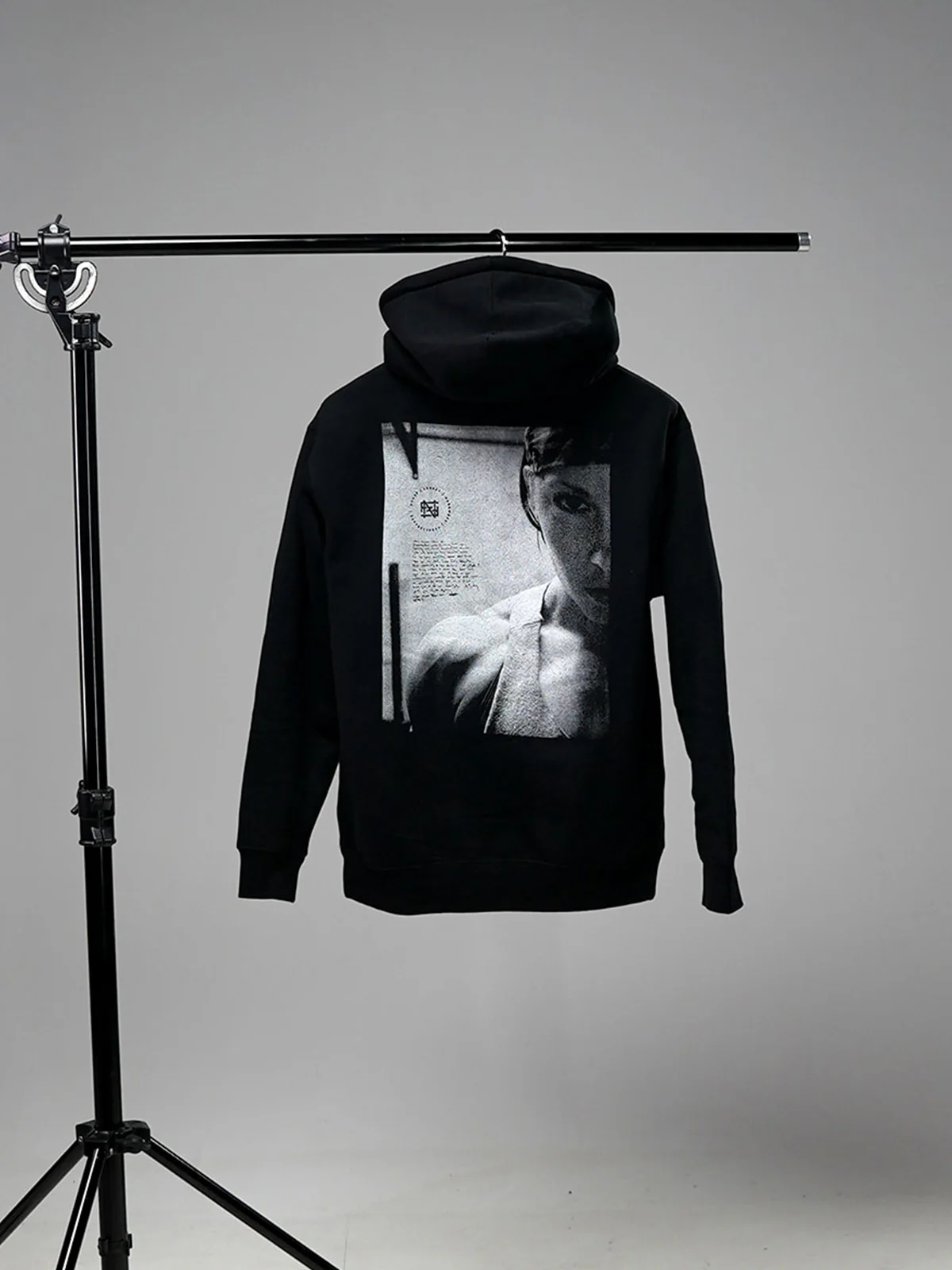 NOW MORE THAN EVER HOODIE - BLACK - Image 7
