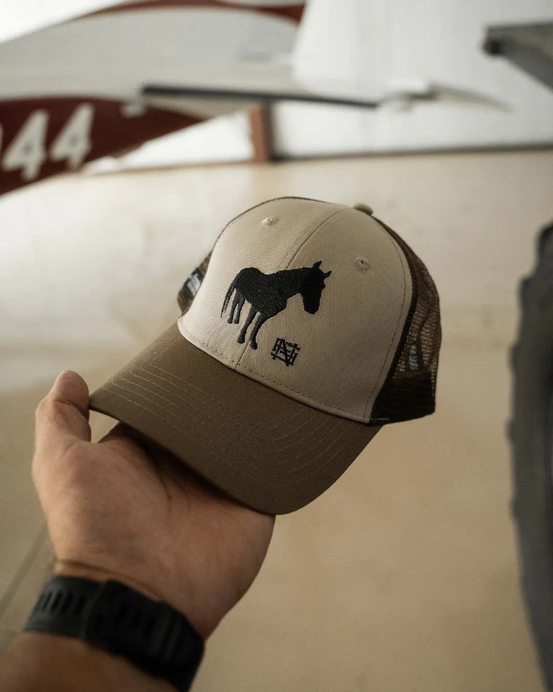 OSCAR TRUCKER HAT - TAN - Image 3