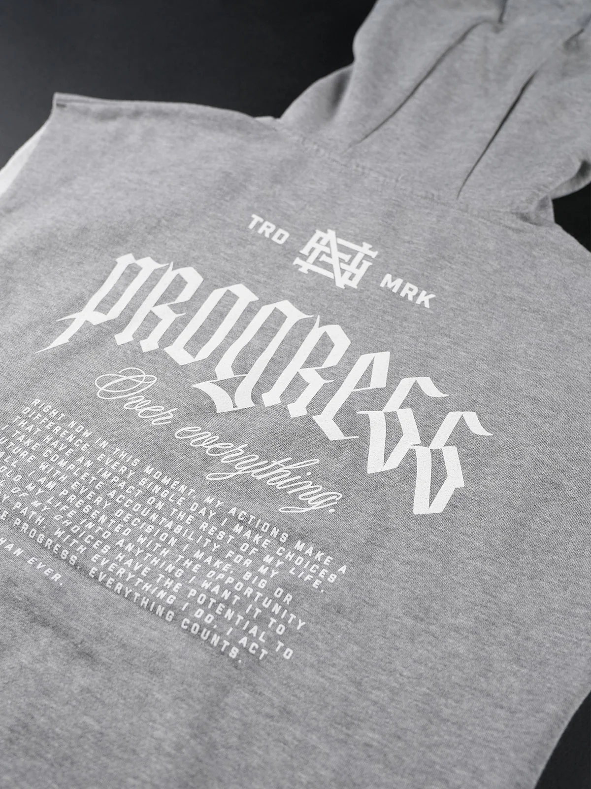PROGRESS SLEEVELESS PULLOVER - GREY - Image 5