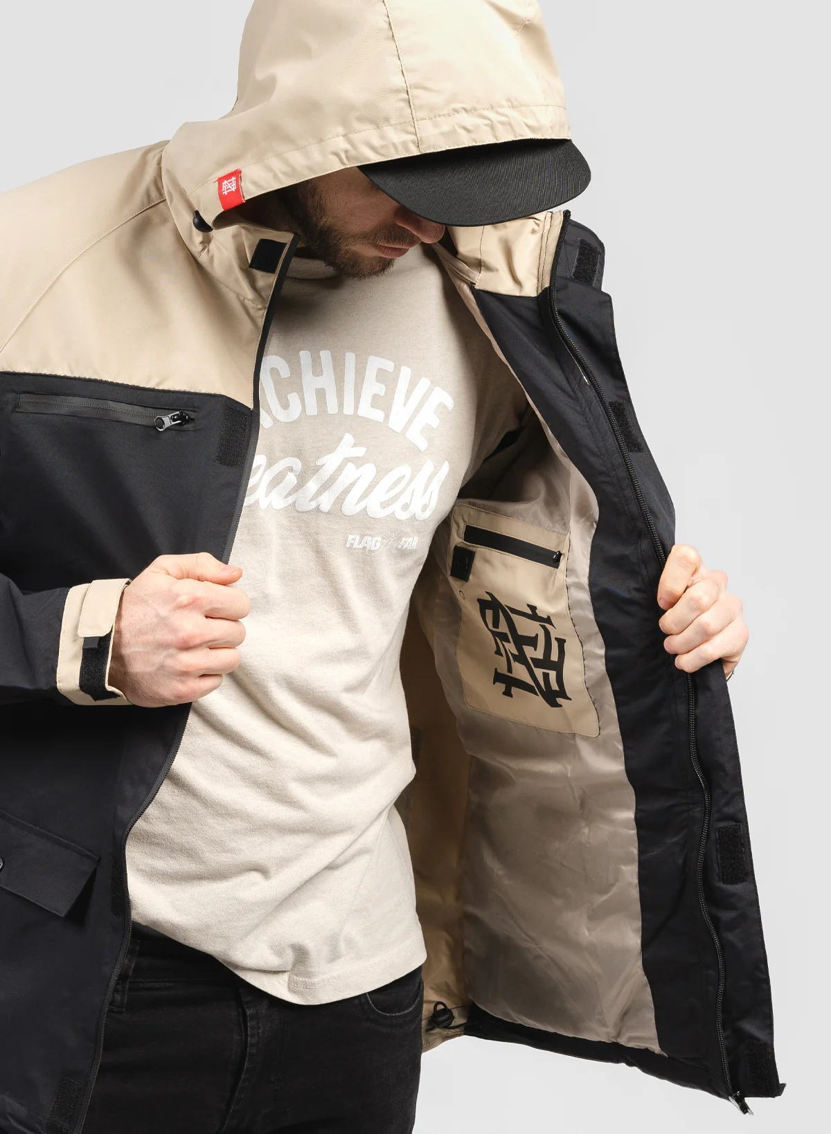 RAIN JACKET - TAN - Image 7