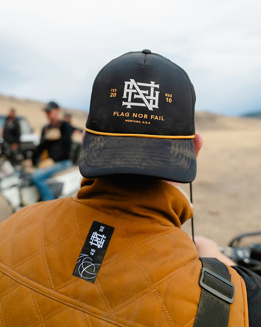 MONOGRAM FOAM TRUCKER - BLACK - Image 2