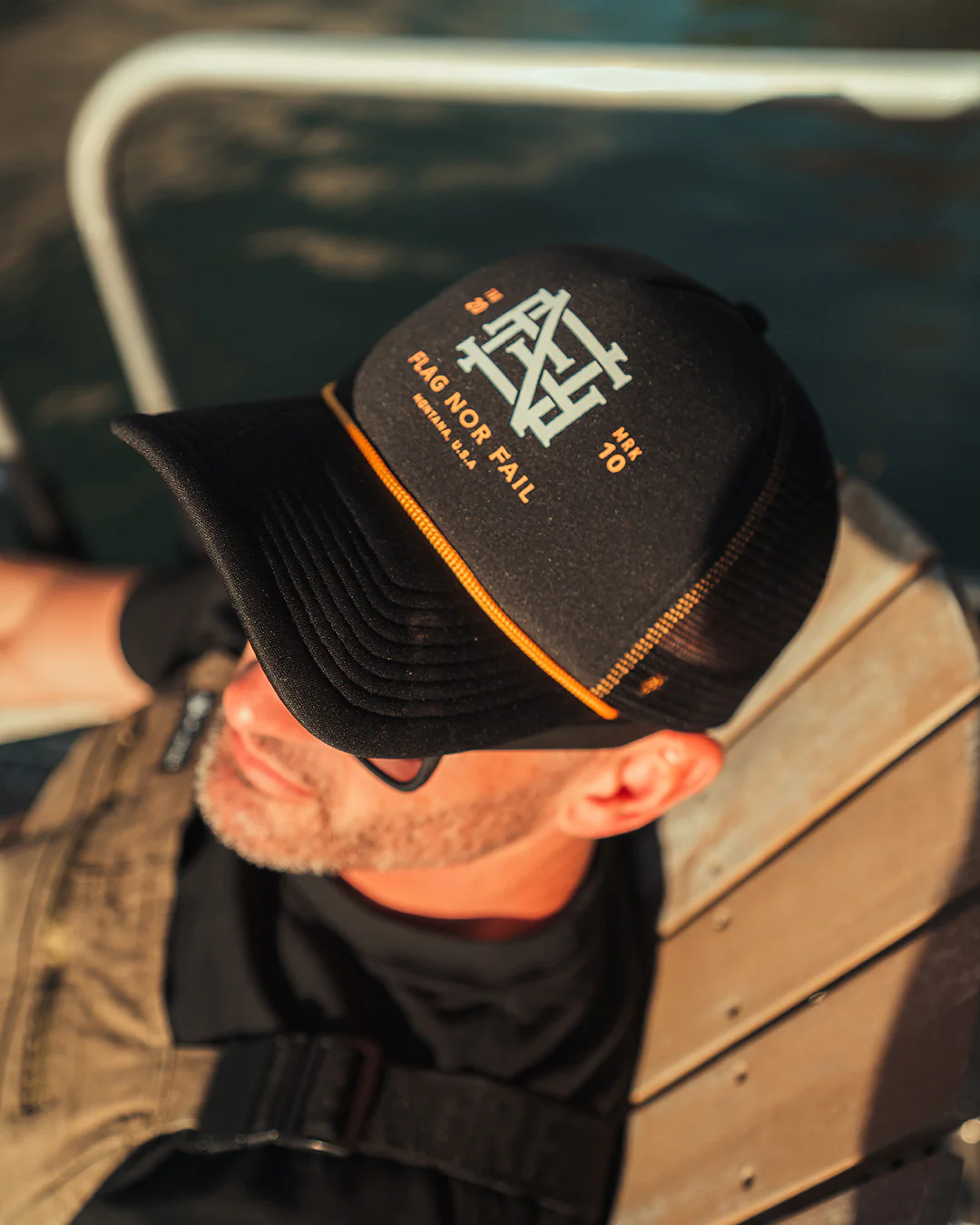 MONOGRAM FOAM TRUCKER - BLACK - Image 5