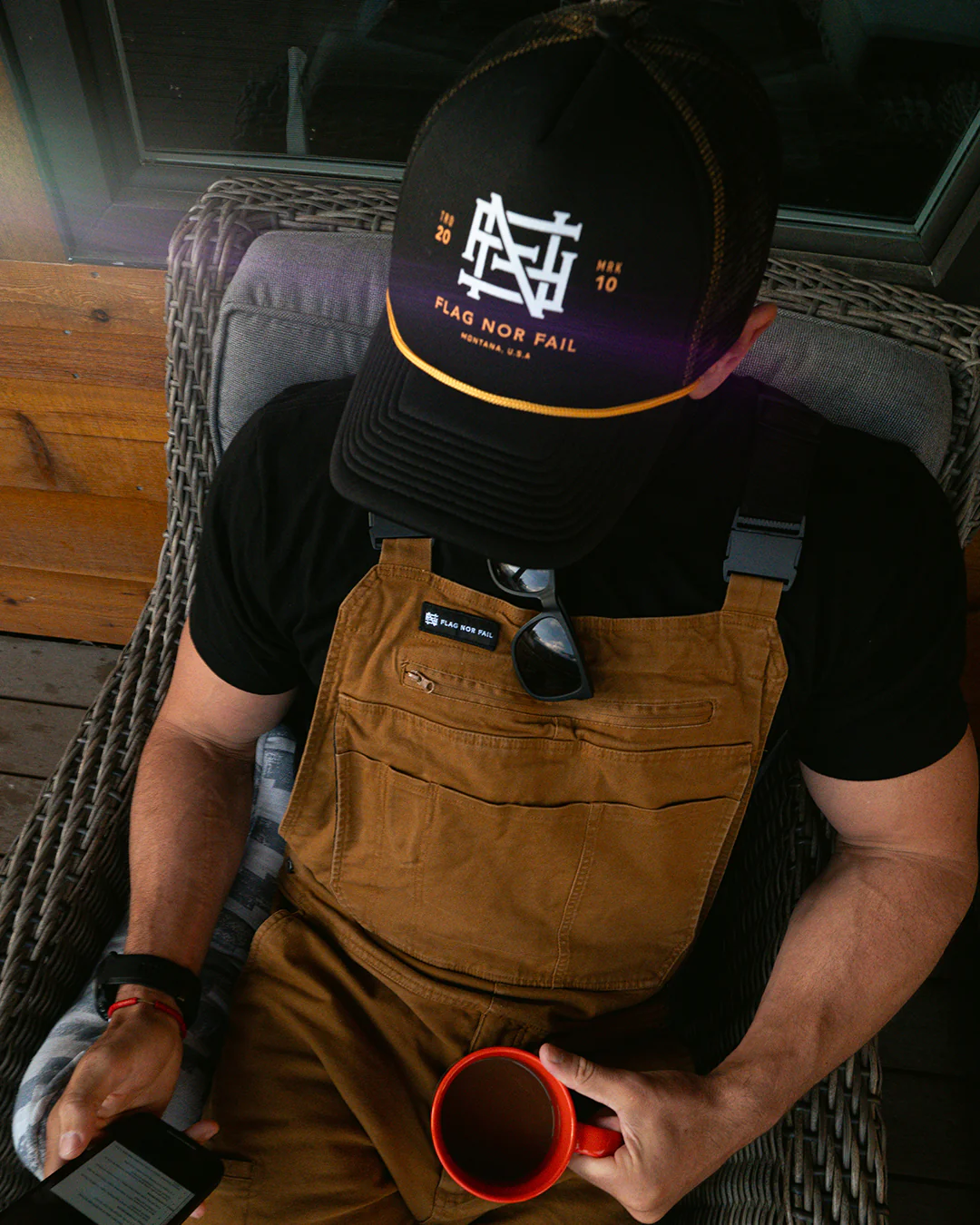 MONOGRAM FOAM TRUCKER - BLACK - Image 6
