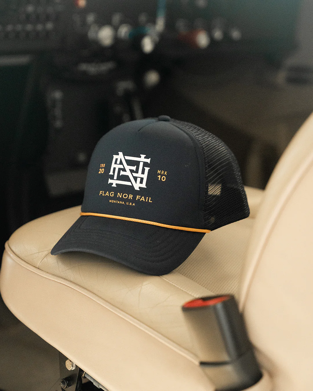 MONOGRAM FOAM TRUCKER - BLACK - Image 7