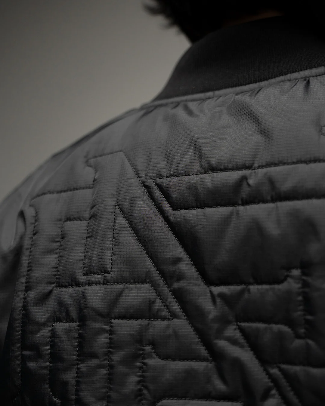 WOMEN'S BOMBER JACKET - BLACK - Image 2